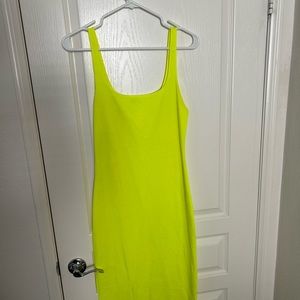Sexy neon dress